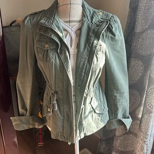 Candies Olive Green Cargo Jacket